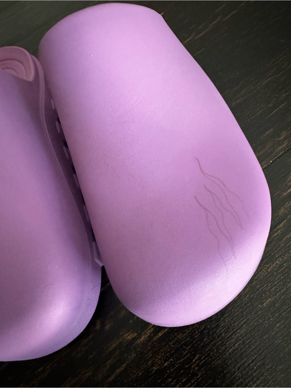 Free People Movement Halftime Slides in a vibrant violet rose purple - Picture 8 of 8